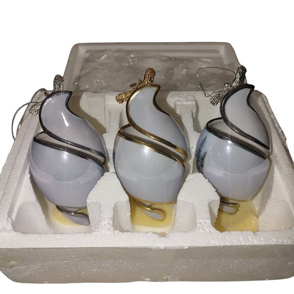 Eagle Ornaments Bradford Editions Heirloom Porcelain Certificate Of Authenticity - Picture 11 of 11